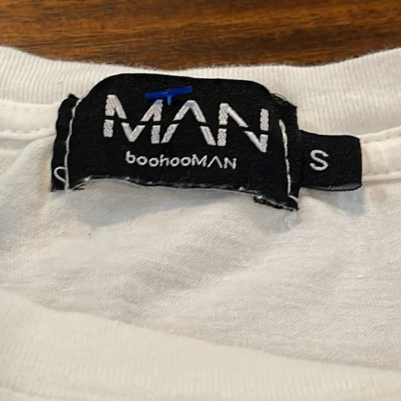 BoobooMAN auto sport race car white T-shirt size S - Picture 6 of 12